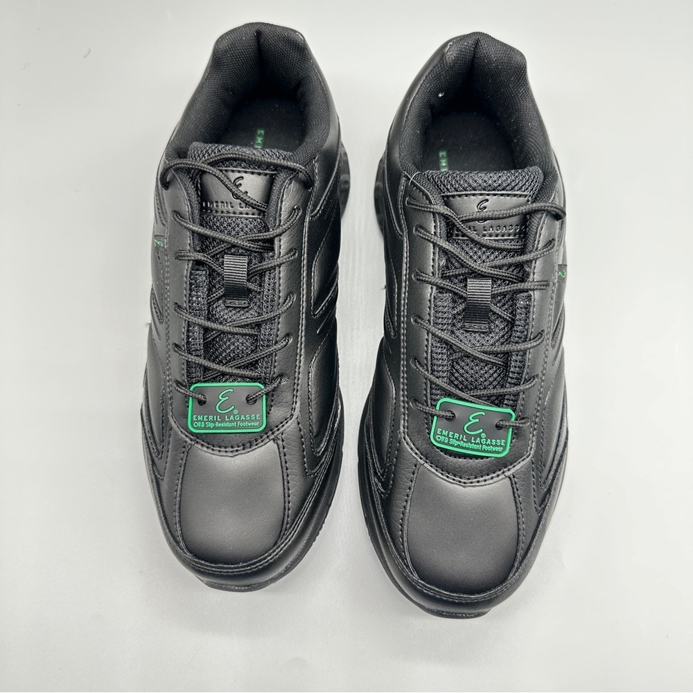 Emeril Lagasse Dixon EZ-Fit Shoes – Black, Men’s 7D & 7.5D Slip Resistant(NWT